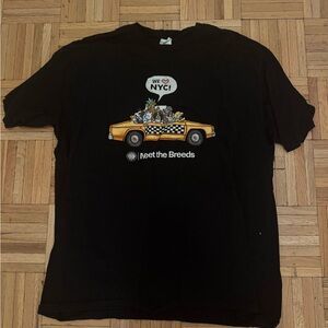 Black Graphic T-Shirt - 'We ♥ NYC' Taxi Design